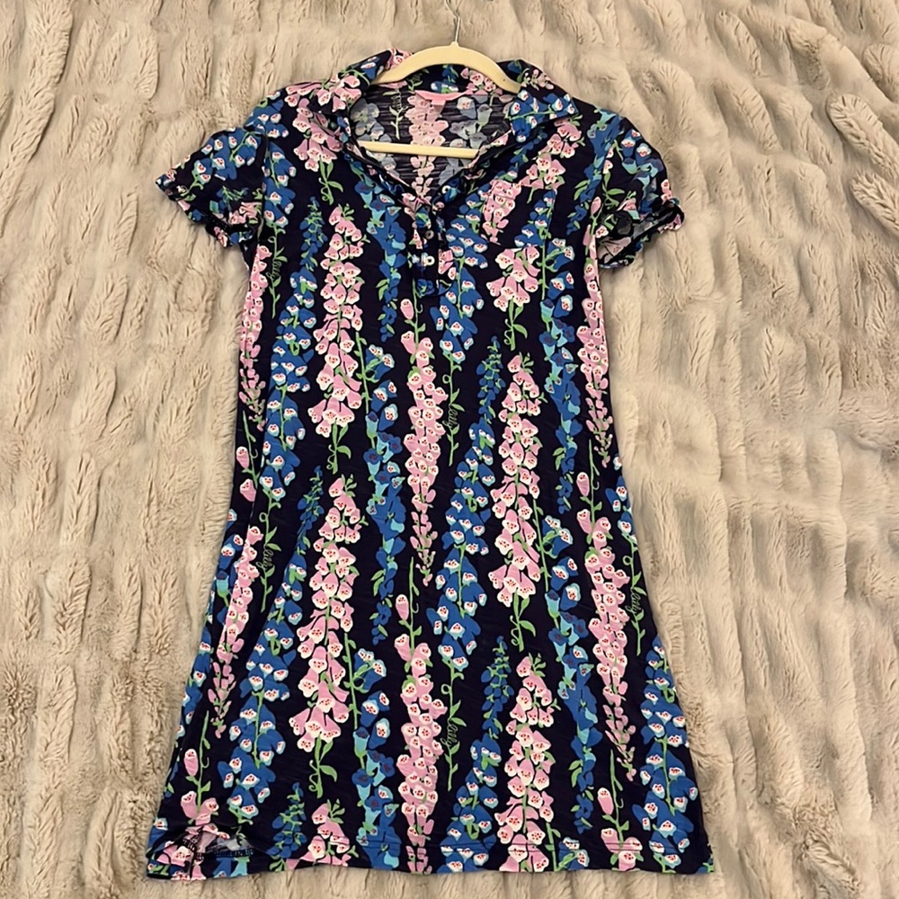Lilly Pulitzer Carolyn Short Sleeve Polo Dress Size Small